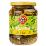 Marinuoti SALDŽIARŪGŠČIAI agurkai, 680 / 340g