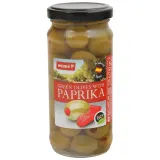 Žal. alyvuogės RIMI su paprik., 235 g / 142 g