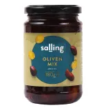Зеленые и черные оливки SALLING, 290 г / 180 г