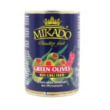 Оливки MIKADO с начинкой из перца, 280 г / 90 г