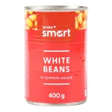 Kons. pupelės RIMI SMART pom. padaže, 400 g
