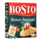 Коричневый рис Басмати BOSTO, 4 x 125 г