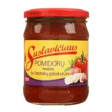 SUSLAVIČIAUS Tomato Sauce with Garlic Pieces, 500g