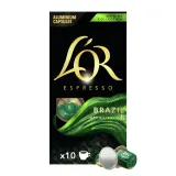 Malted coffee capsules LOR BRAZIL, 10 x 5.2 g