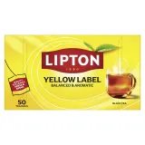 Чёрный чай LIPTON YELLOW LABEL 50 шт.