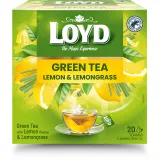 Чай зеленый с лимоном и лимонной вербеной LOYD, 30 г
