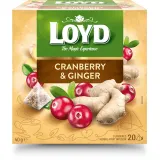 Фруктовый чай имбирь - клюква LOYD, 20 шт.