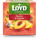 Фруктовый чай с персиково-лимонным вкусом LOYD, 20 x 2 г
