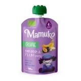 Ekol. MAMUKO banana plum puree, 4 months, 100 g