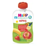 Ekol. obuol. banan. brašk. tyrelė HIPP, 100 g