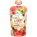 Пюре I LOVE ECO с клубникой и бананом 6 +, 120 г