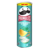 Trašk. PRINGLES CREAM CHEESE & HERBS, 165 g