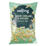 Cream and onion flavored potato chips SALLING, 175 g