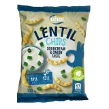 Sour cream and onion flavored red lentil chips OHO, 100 g