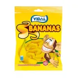 Bananų skonio guminukai VIDAL BANANAS, 90 g