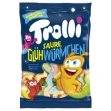 Sour gummy worms TROLLI, 100 g
