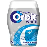Chewing gum with sweetener ORBIT WHITE FRESHMINT, 64 g