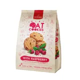 Oatmeal biscuits with raspberries, 200 g