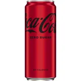 Sparkling drink with sweetener COCA-COLA ZERO, 330 ml