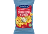 Corn chips SANTA MARIA, sour cream and garlic flavor, 185 g
