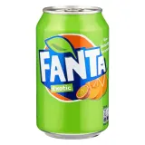 Gaz. egzot. vaisių sk. gėrimas FANTA, 330 ml
