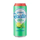 Nealk. kokt. UTENOS RADLER LIME&MINT, 0,5 l