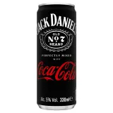 Alk. kokt. JACK DANIEL'S & COLA, 5 %, 0,33 l