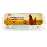 Free-range chicken eggs RIMI, 10 pcs.