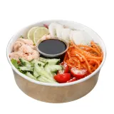 Salad with steamed salmon and TERIYAKI sauce, 320 g