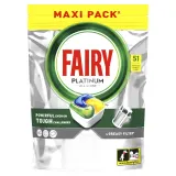 Indų pl. kaps. FAIRY PLATINUM LEMON, 51 vnt.
