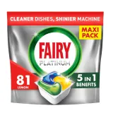 Dishwashing capsules FAIRY PLATINUM LEMON, 81 pcs.