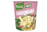 Greitai paruošiami makaronai KNORR su karbonarišku padažu, 55 g