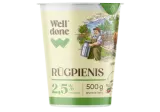 Rūgpienis WELL DONE, 2,5 % rieb., 500 g