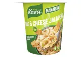 Быстро готовые макароны KNORR, сырный и Чалапос перец вкус, 62 г