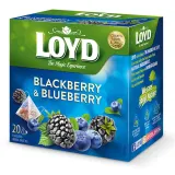 Фруктовый чай со вкусом ежевики и черники LOYD, 20 x 2 г
