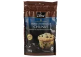 Dark chocolate chips ODENSE (decorated), 100 g