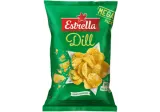 Волнистые картофельные чипсы ESTRELLA с укропом, 250 г