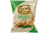 Bread chips BON CHANCE, sour cream, chives flavor, 120 g
