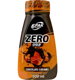 6PAK Nutrition Zero Syrup Chocolate - Caramel 500 ml