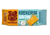 Krekeriai GAIDELIS, grietinės ir svogūnų skonio, 72 g