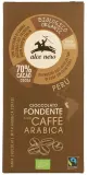 Dark chocolate 70% with coffee, organic ALCE NERO, 50 g