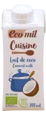 Kokosų kremas kulinarijai, ekologiškas ECOMIL, 200 ml