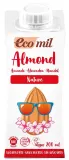 Migdolų gėrimas be cukraus, ekologiškas ECOMIL, 200 ml