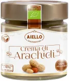 Švelnus žemės riešutų 100% kremas be luobelių, ekologiškas AIELLO, 200 g