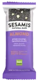 Black sesame and honey bar with almonds “Almond Noir”, organic SESAMIS, 34 g