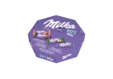 Pieninio šokolado saldainių rinkinys MILKA SINGLE, 138 g