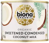 Сладкий сгущенный кокосовый крем, органический BIONA, 210 г
