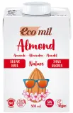 Migdolų gėrimas be cukraus, ekologiškas ECOMIL, 500 ml