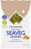 Чипсы из морских водорослей с куркумой, органические CLEARSPRING, 4 г