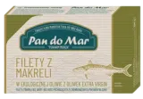 Mackerel fillet in organic olive oil PAN DO MAR, 120 g